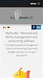 Mobile Screenshot of myprivate.ch